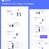 DotApp – Webflow One Page Template